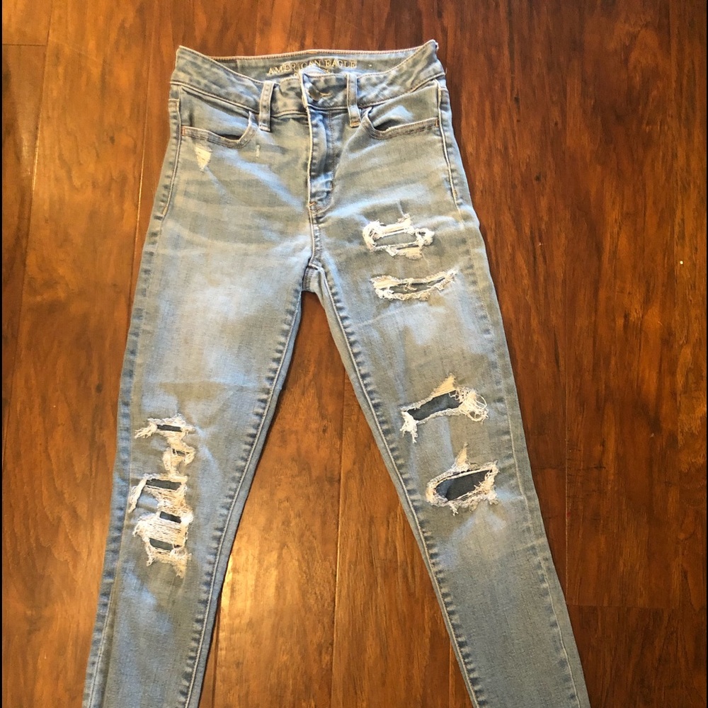 American Eagle size 0 super stretch jeans